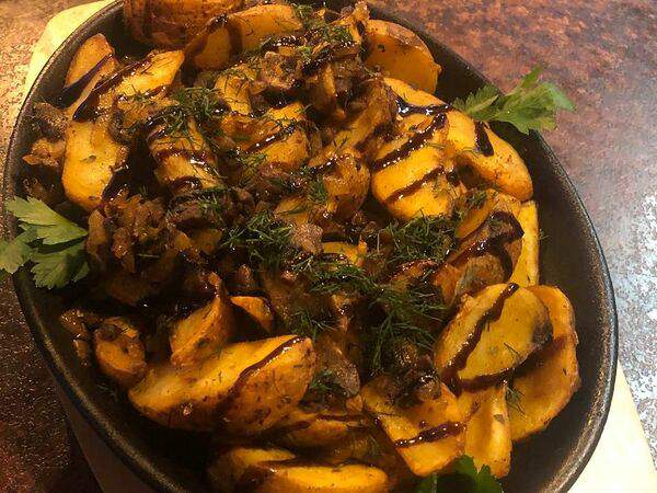 Underground - Жареная картошка с грибами и луком