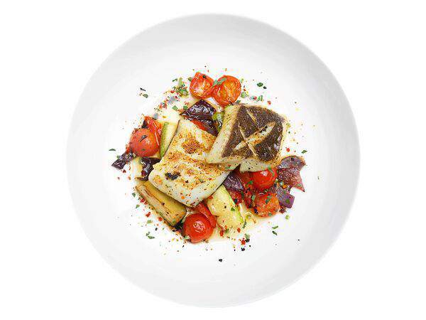 Грандъ буфетъ - Палтус с овощным соте