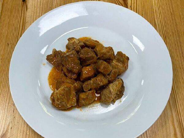 Тарелка - Гуляш из свинины