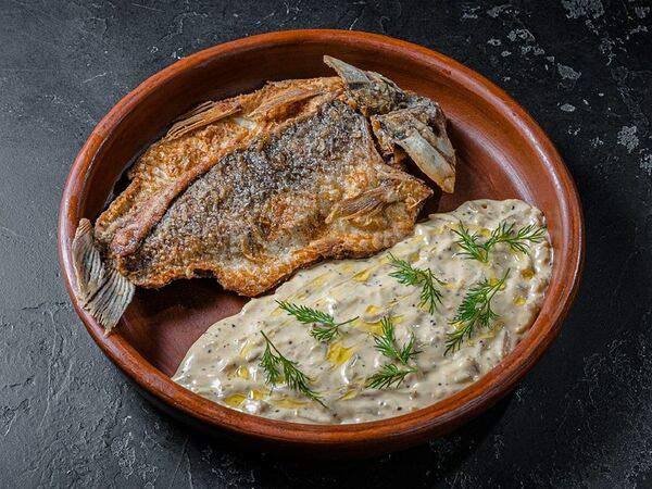 Fish Point - Хрустящий карась по-строгановски