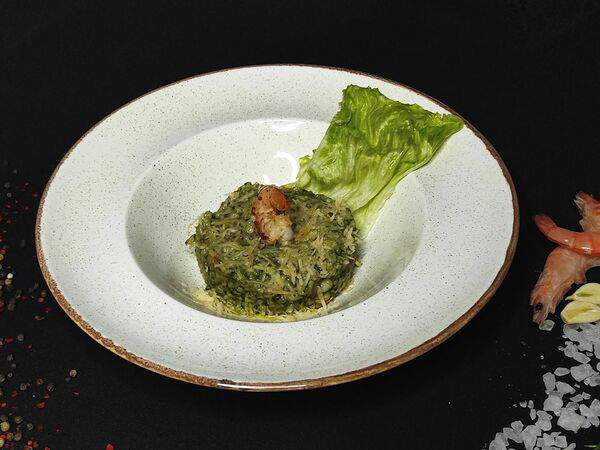 Всем Своим - Ризотто с песто и креветками