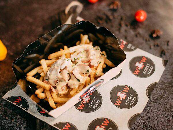 Wow Street Food - Картофель фри карбонара