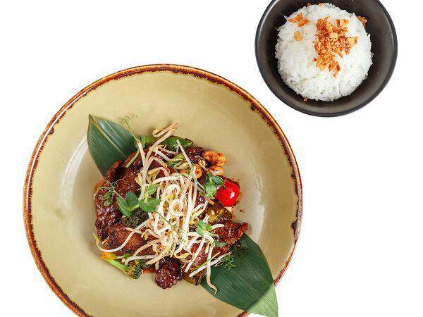 Меконг - Говядина с овощами в перечном соусе