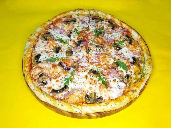 Кукуруза - Пицца Ветчина-грибы