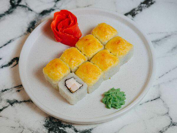 Роллы на районе - Теплый ролл Горячий сыр