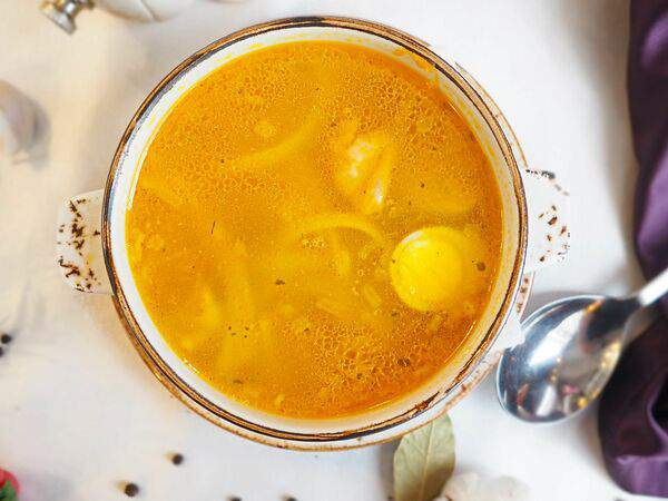 Вилла Подлипки - Суп-лапша Домашняя с яйцом