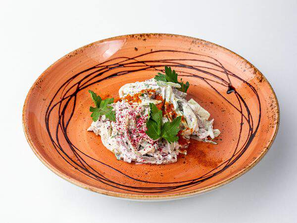 Персонажи - Пряный мясной салат