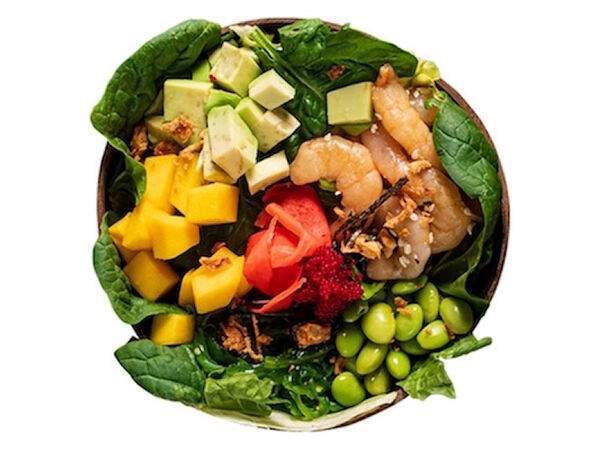 Poke Bowl - Салат-боул с креветками