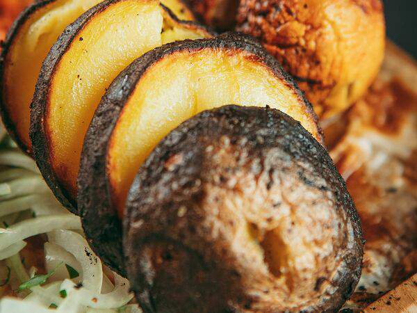 Джан шашлык - Картофель на мангале