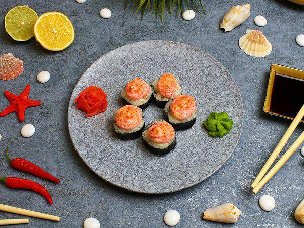 Может суши - Запеченный ролл Las-Vegas