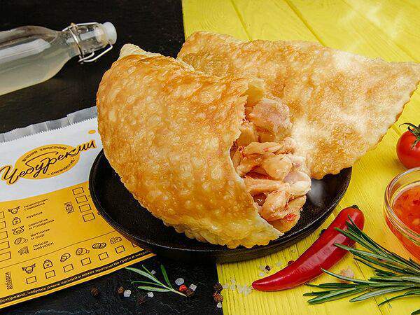Чебурекми - Чебурек с курицей по-азиатски