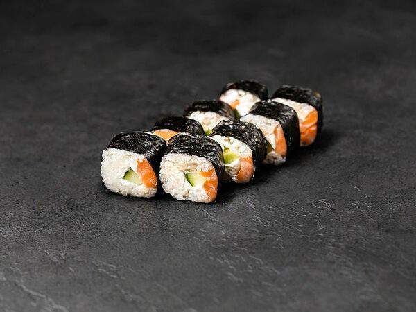 Моrе - Ролл с лососем, сыром и огурцом