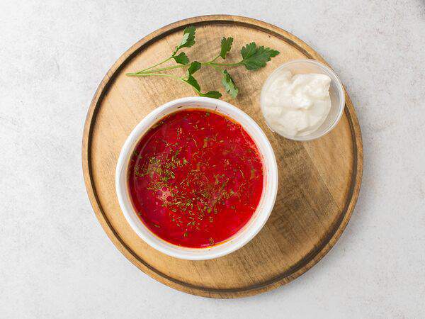 Веган великан - Борщ с квашеной капустой