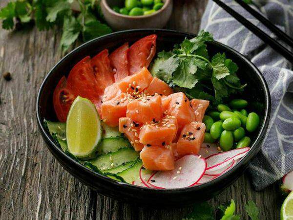 Баклажан Горьковская - Поке с тунцом