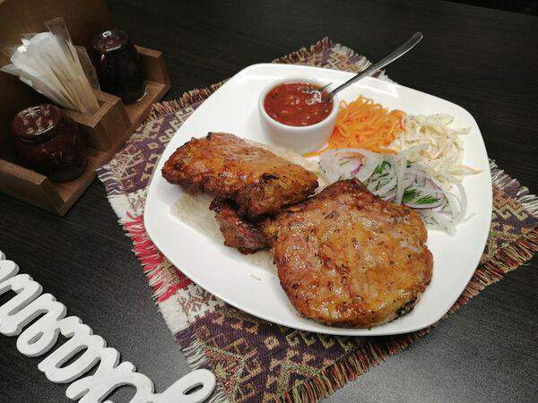 Кавказская пленница - Шашлык из свинины на кости