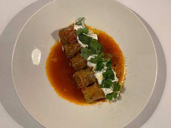 Причал - Голубцы с телятиной и домашней сметаной