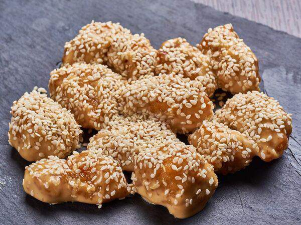 Crazy Brothers - Креветки Панко в соусе Тести с кунжутом