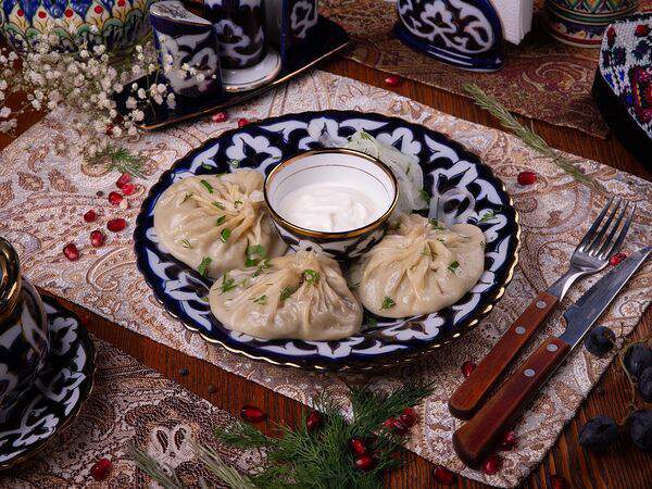 Чайхона lounge - Манты с говядиной