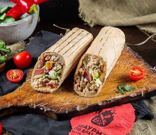 Шаурма по-братски - Низкокалорийная с курицей дабл