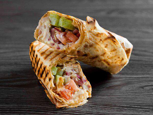 Едакратия - Шаурма с курицей и ветчиной