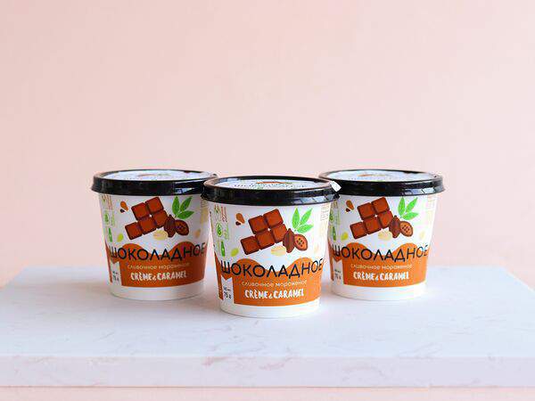 Натуральное мороженое Creme & Caramel - Мороженое Шоколадное с фисташками