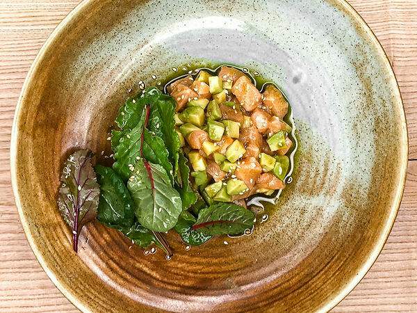 Голый Повар - Тартар из лосося