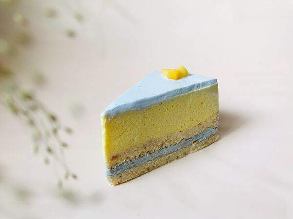 BEZ САХАРА - Муссовый торт Матча-Маракуйя