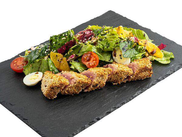 Кадриль - Теплый салат с тунцом Нисуаз