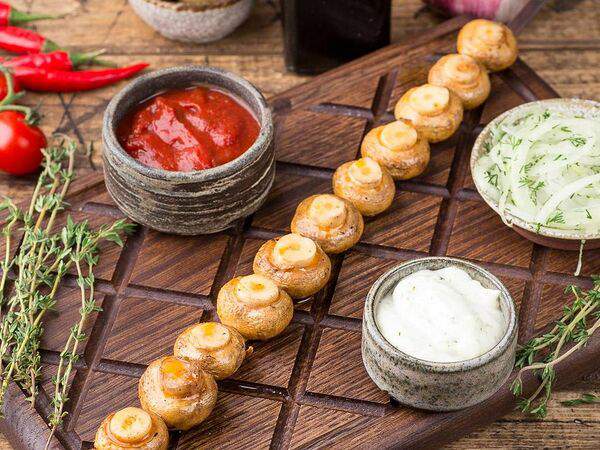 Гурман - Шампиньоны на углях