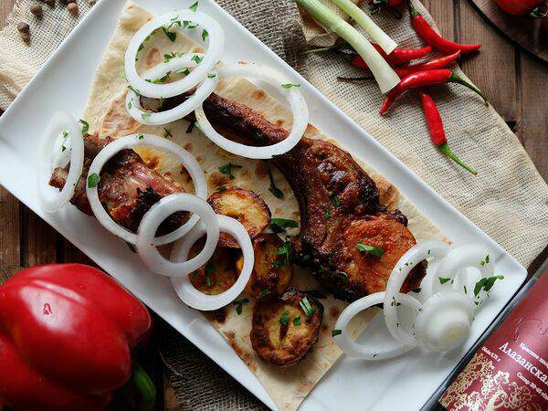 Столыпинъ - Шашлык из свинины на ребре