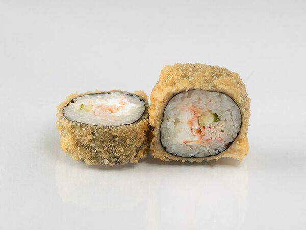Royalrolls - Жареный ролл с лососем и крабом