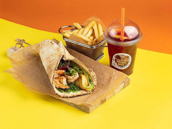 BRISKET BOYS - Комбо Шаурма с креветками