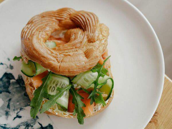 Птичка - Кольцо с лососем