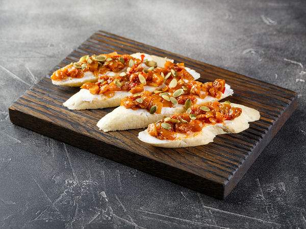 Publo EscoBar - Брускетта с печеным баклажаном