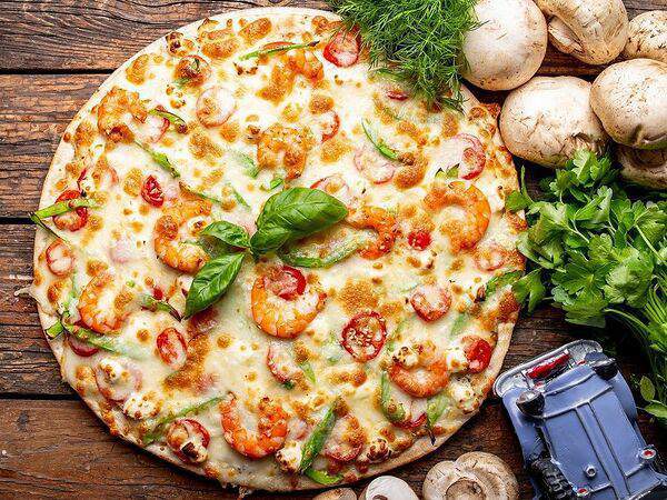 Simba Pizza - Пицца Креветка и Сыр