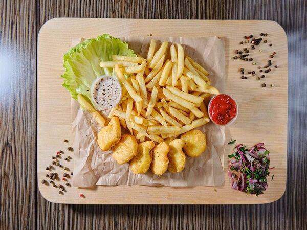 Habibi eda - Картофель фри и наггетсы