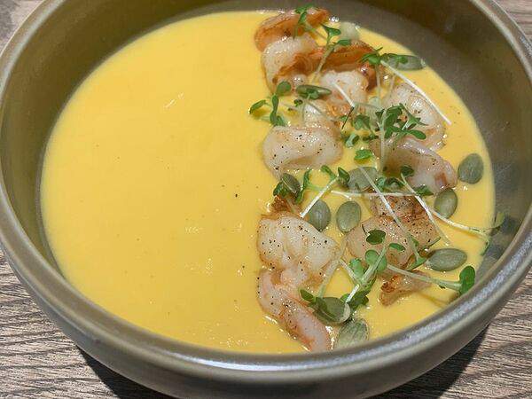 Lyric - Тыквенный суп с креветкой