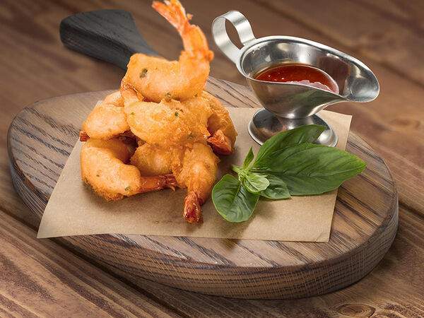 Колбасофф - Креветки хрустящие с соусом тар-тар 12 шт