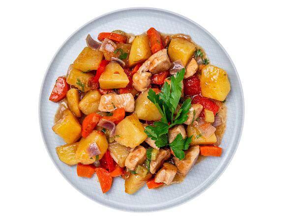 Мандарин - Овощное рагу с цыплёнком