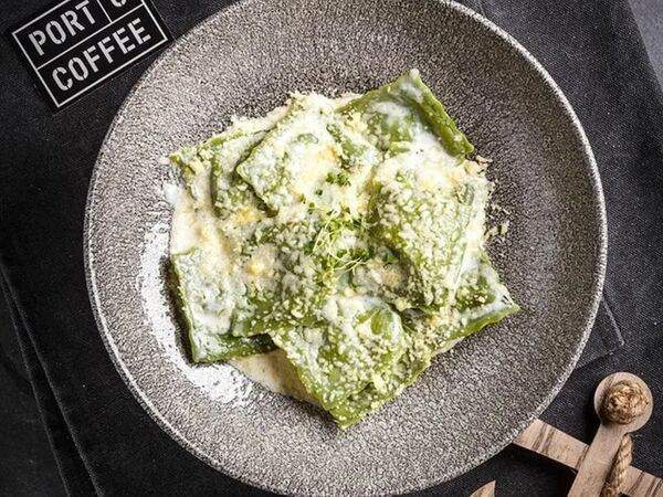 Port o Coffee - Равиоли со шпинатом и рикоттой