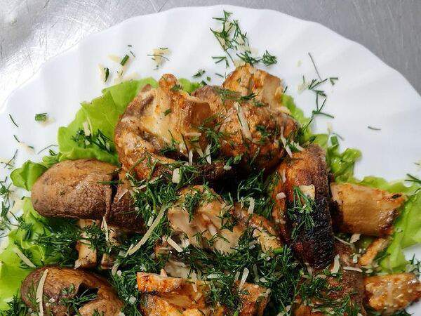 Шампуроff - Шашлык из шампиньонов