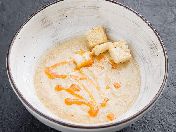 Хачапури и хинкали - Крем-суп грибной