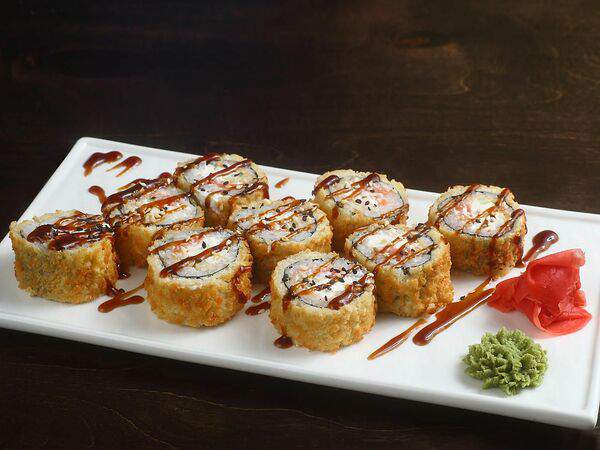 Папа Гришин - Ролл Темпура с лососем