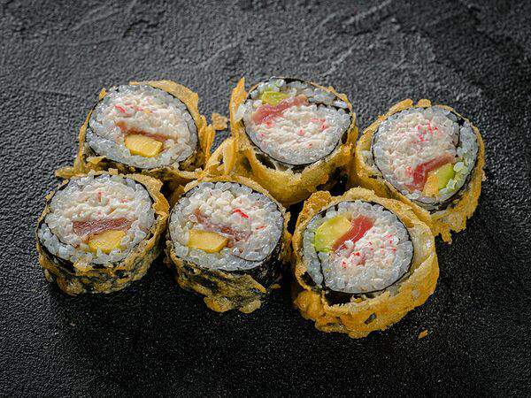 Jimoto - Горячий ролл со Снежным крабом и Лососем