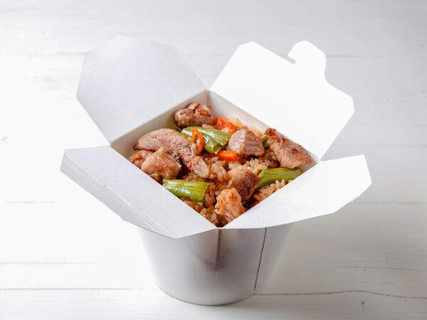 Суша - Тяхан со свининой в соусе терияки