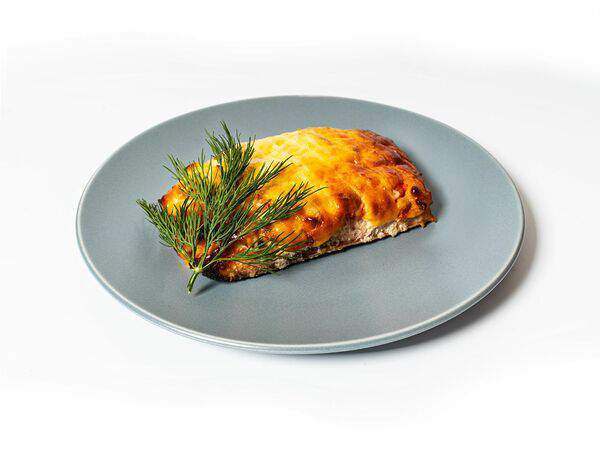 Берег - Горбуша запеченная с грибами под сыром