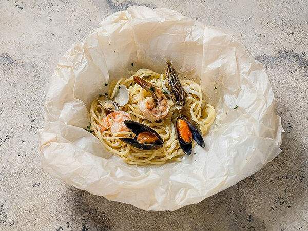 Роберто - Спагетти с морепродуктами