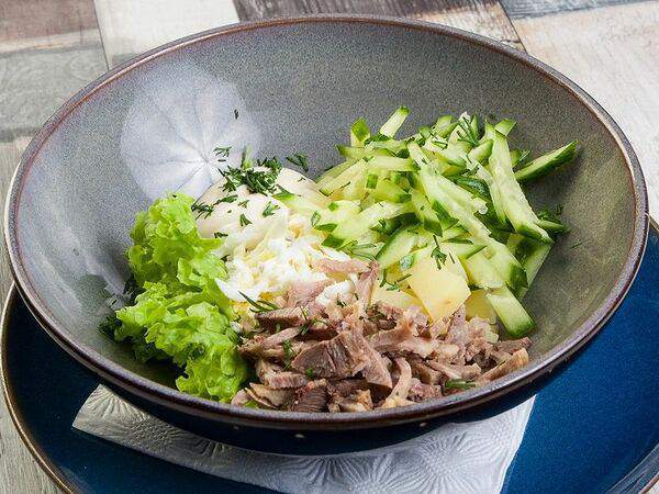 Старые традиции - Салат Мясной с языком