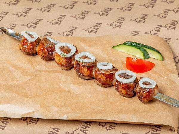 Дача - Баранья печень в сетке