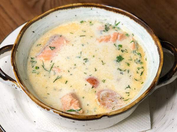 Sw bar - Суп Сливочный с лососем